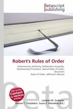 Robert's Rules of Order