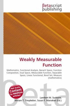 Weakly Measurable Function