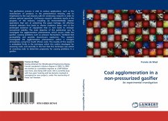 Coal agglomeration in a non-pressurized gasifier
