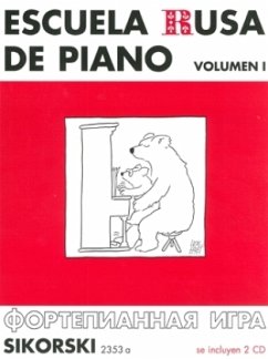 Escuela rusa de piano, m. 2 Audio-CDs\Die Russische Klavierschule, m. 2 Audio-CDs, spanische Ausgabe Cover Escuela rusa de piano, m. 2 Audio-CDs\Die Russische Klavierschule, m. 2 Audio-CDs, spanische Ausgabe