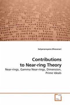 Contributions to Near-ring Theory - Bhavanari, Satyanarayana