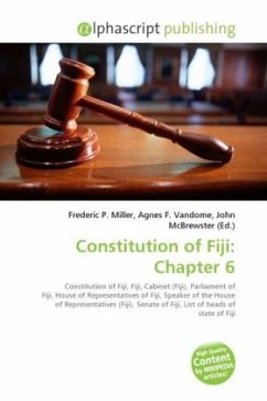 Cover Constitution of Fiji: Chapter 6