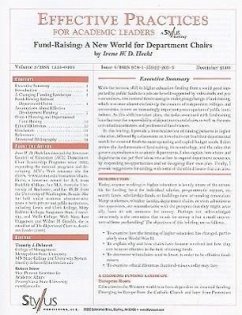 Fund-Raising: A New World for Department Chairs: Issue 4 - Hecht, Irene W. D.