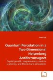 Quantum Percolation in a Two-Dimensional Heisenberg Antiferromagnet