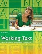 Working Text (Teacher's Guide): Teaching Deaf and Second-Language Students to Be Better Writers [With CD (Audio)] - Livingston, Sue