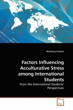Cover Factors Influencing Acculturative Stress among International Students