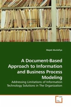 A Document-Based Approach to Information and Business Process Modeling - AbuSafiya, Majed