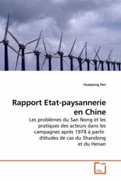 Cover Rapport Etat-paysannerie en Chine