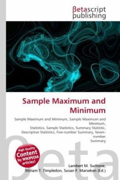 Sample Maximum and Minimum