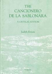 The Cancionero de la Sablonara - Etzion, Judith (ed.)