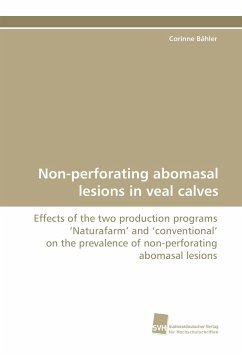 Non-perforating abomasal lesions in veal calves - Bähler, Corinne
