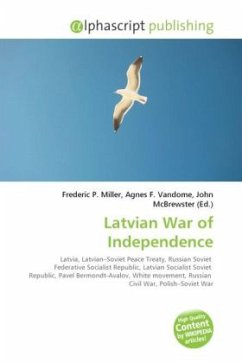 Cover Latvian War of Independence