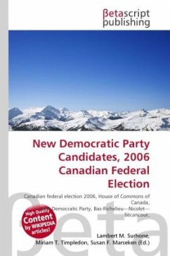 New Democratic Party Candidates, 2006 Canadian Federal Election