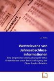 Wertrelevanz von Jahresabschlussinformationen