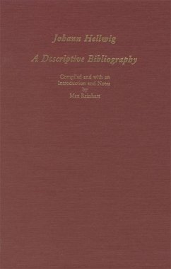Johann Hellwig: A Descriptive Bibliography - Reinhart, Max