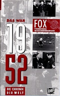 Cover Fox tönende Wochenschau: Das war 1952