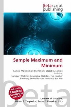 Sample Maximum and Minimum