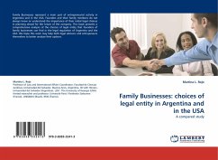 Family Businesses: choices of legal entity in Argentina and in the USA - Rojo, Martina L.