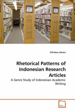 Rhetorical Patterns of Indonesian Research Articles - Adnan, Zifirdaus