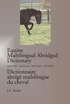 Equine Multilingual Abridged Dictionary - Boulet, Jean-Claude