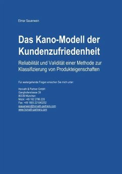 Das Kano-Modell der Kundenzufriedenheit - Sauerwein, Elmar