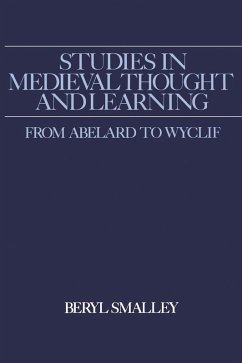 Cover Studies in Medieval Thought and Learning from Abelard to Wyclif