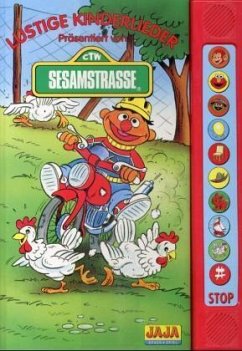 Cover Lustige Kinderlieder, Präsentiert von Sesamstraße