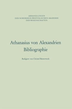 Athanasius von Alexandrien - Butterweck, Christel