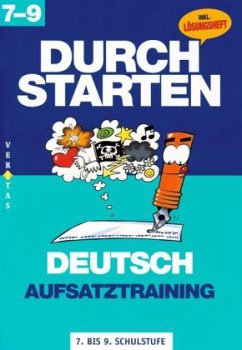 Cover Aufsatztraining, 7.-9. Schulstufe / Durchstarten Deutsch