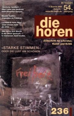 Cover Starke Stimmen oder die Lust am Schönen