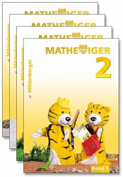 Mathetiger 2, Jahreszeiten-Bände, Klasse 2 · Erstausgabe - Laubis, Thomas;Heidenreich, Matthias;Kinkel-Carcinescu, Martina