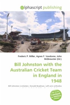 Bill Johnston with the Australian Cricket Team in England in 1948