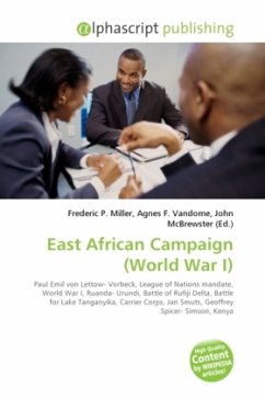 Cover East African Campaign (World War I)