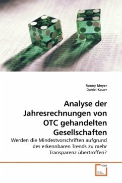 Analyse der Jahresrechnungen von OTC gehandelten Gesellschaften - Meyer, Ronny;Kauer, Daniel