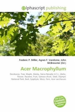 Cover Acer Macrophyllum