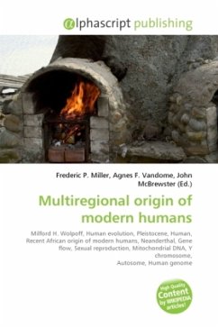 Multiregional origin of modern humans