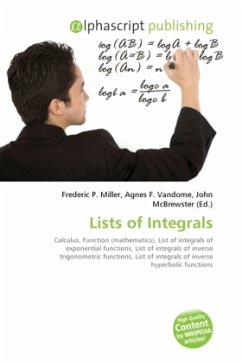 Lists of Integrals