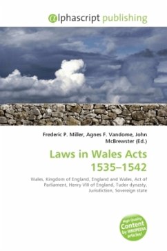 Laws in Wales Acts 1535 - 1542