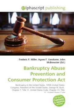 Bankruptcy Abuse Prevention and Consumer Protection Act