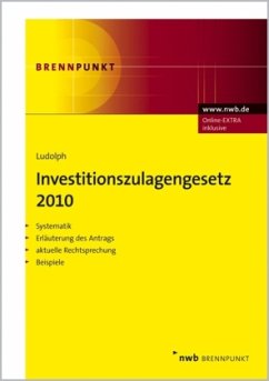 Cover Investitionszulagengesetz 2010