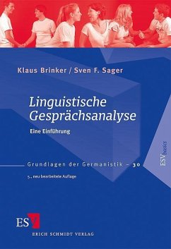 Linguistische Gesprächsanalyse - Brinker, Klaus;Sager, Sven F.