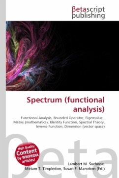 Spectrum (functional analysis)