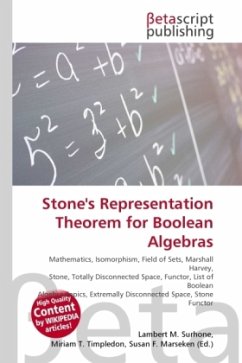 Stone's Representation Theorem for Boolean Algebras