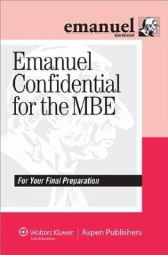 Emanuel Confidential for the MBE - Emanuel, Steven L.