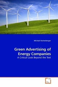 Green Advertising of Energy Companies - Hartenberger, Michael