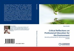 Critical Reflections on Professional Education for the Environment - Kentish, Barry