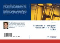 Ionic liquids, use and specific task as solvent in catalytic reaction