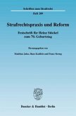 Strafrechtspraxis und Reform