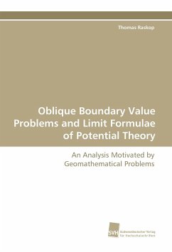 Oblique Boundary Value Problems and Limit Formulae of Potential Theory - Raskop, Thomas