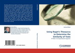 Using Roget¿s Thesaurus to Determine the Similarity of Texts